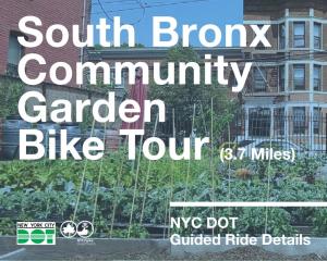 South Bronx Community Garden Bike Tour (3.7 Miles)