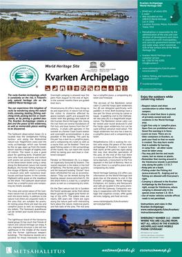 Kvarken Archipelago World Heritage Site