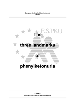 European Society for Phenylketonuria - E.S.PKU