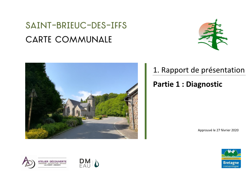 1. Rapport De Présentation Partie 1 : Diagnostic