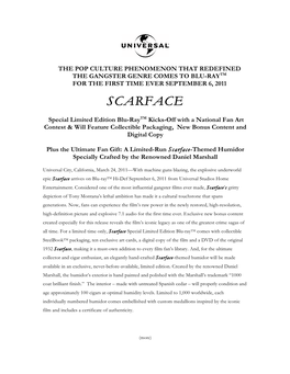 26B Scarface Humidor Press Release Universal