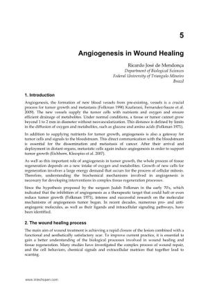 Angiogenesis in Wound Healing