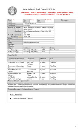 1 Title Dr. First Name Last Name Photograph Designation Associate