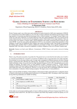 Global Journal of Engineering Science And