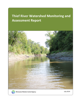 Thief River Watershed Monitoring and Assessment Report