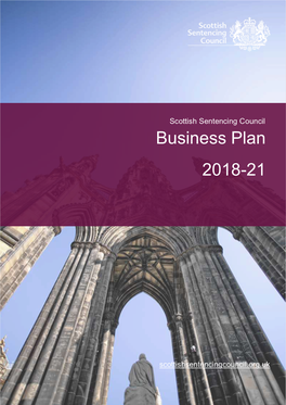 Scottish Sentencing Council Business Plan