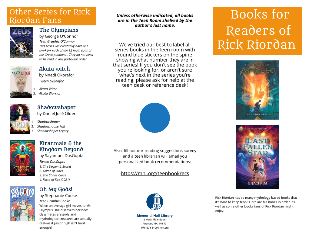 Rick Riordan 2021