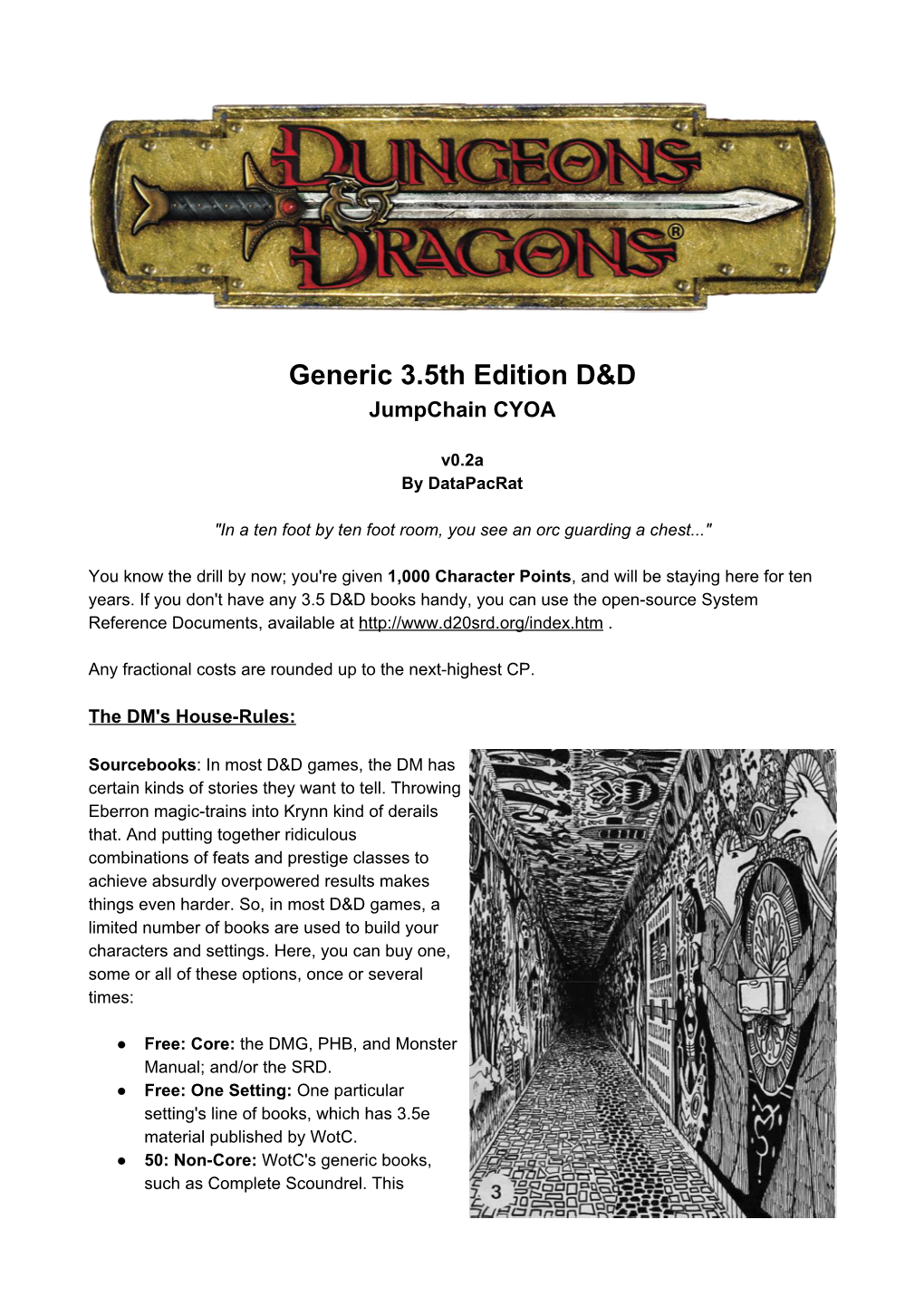 Generic 3.5Th Edition D&D