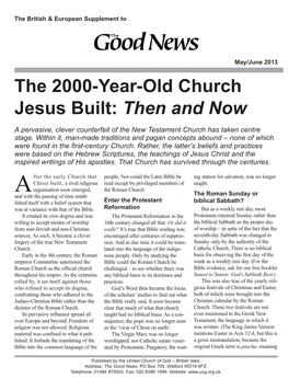 The 2000-Year-Old Church Jesus Built: Then and Now a Pervasive, Clever Counterfeit of the New Testament Church Has Taken Centre Stage