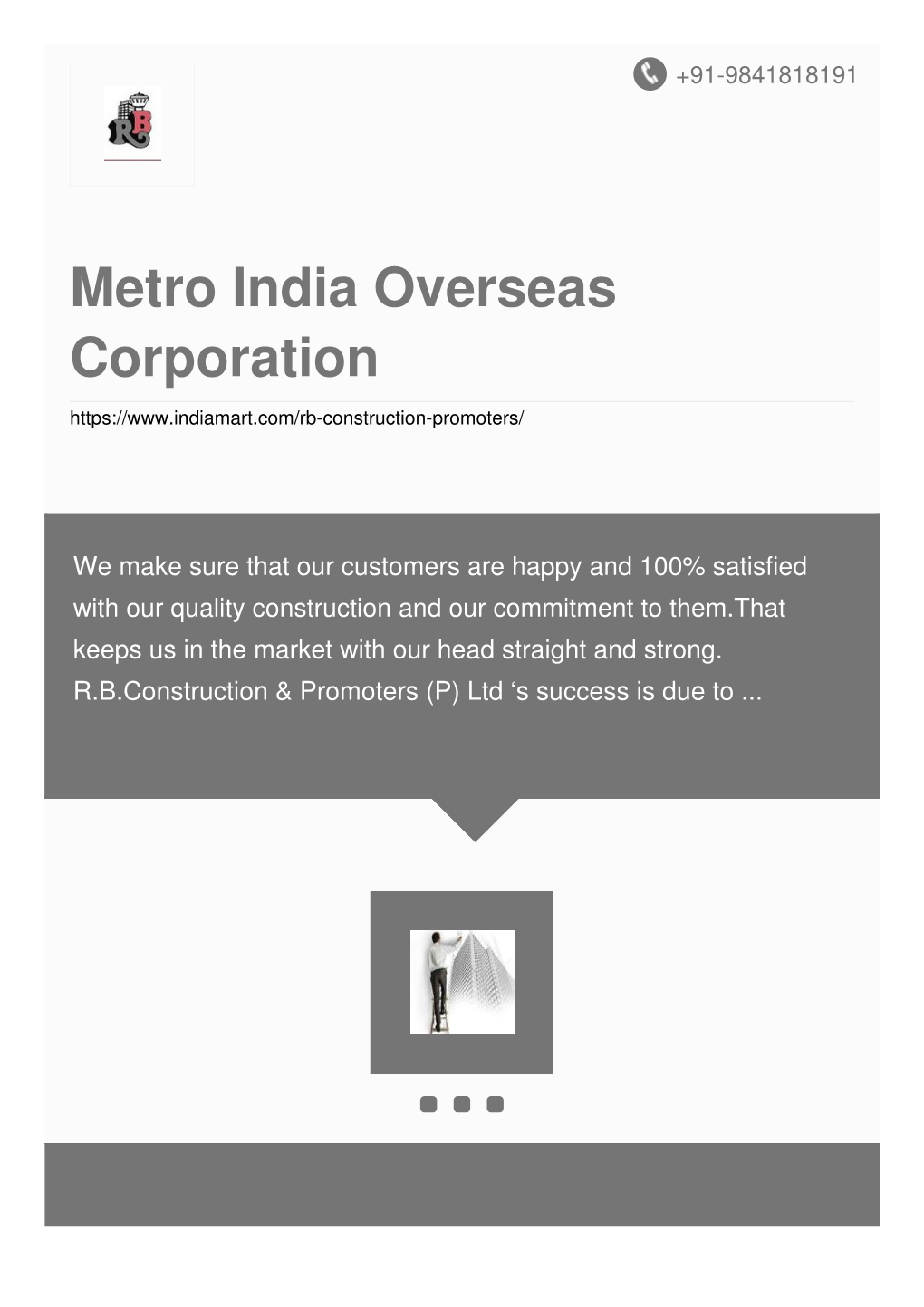 Metro India Overseas Corporation