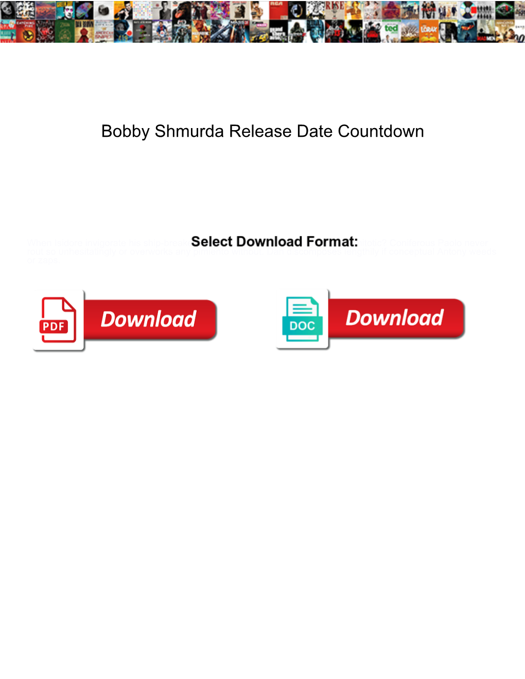 Bobby Shmurda Release Date Countdown