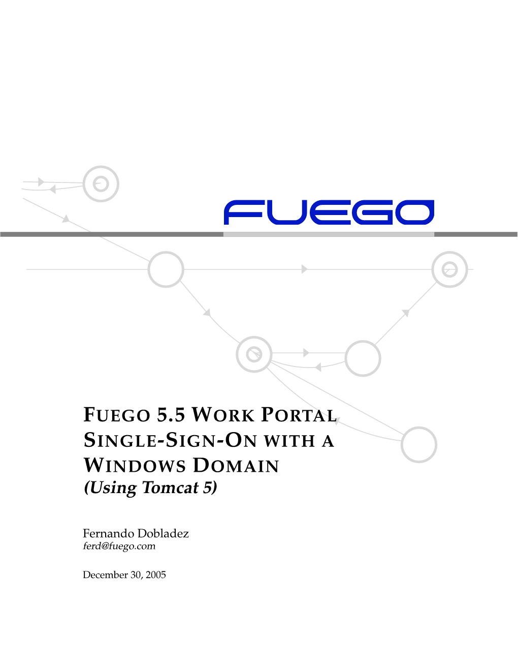 Fuego Work Portal Single-Sign-On with a Windows Domain