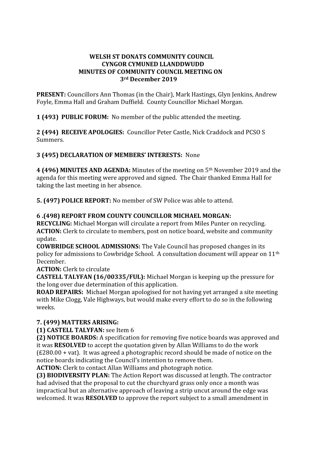 2019-12-03 Wsd CC Meeting Minutes 03.12.2019