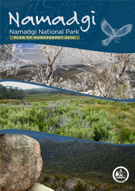 Namadgi National Park Plan of Management 2010