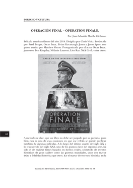 Operación Final – Operation Finale