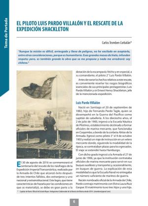 El Piloto Luis Pardo Villalón Y El Rescate De La Expedición Shackleton