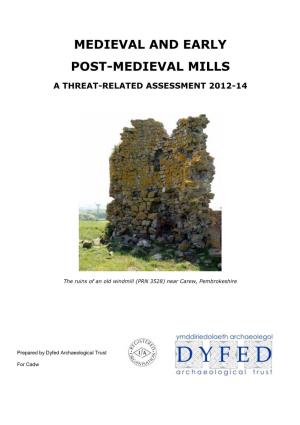 Medieval Mills Report 2012-14 with Gazetteer
