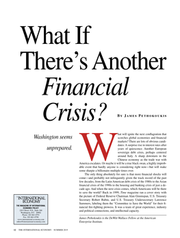 What If There's Another Financial Crisis?