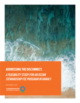 A Feasibility Study for an Ocean Stewardship Fee Program in Hawai‘I