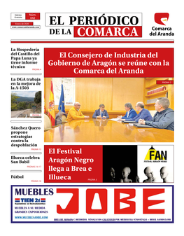 El Consejero De Industria Del Gobierno De Aragón Se Reúne Con