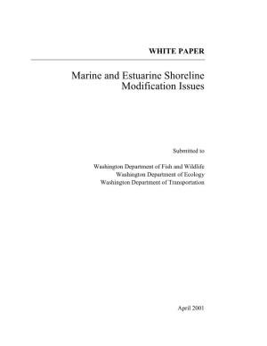 Marine and Estuarine Shoreline Modification Issues