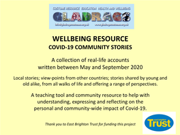 Covid Wellbeing Resource