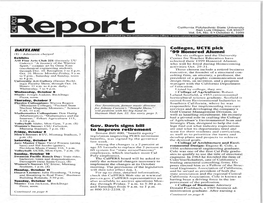 October 6, 1999 Cal Poly Report