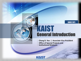 KAIST Research Oriented Univ