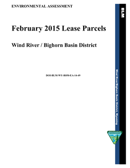 February 2015 Lease Parcels