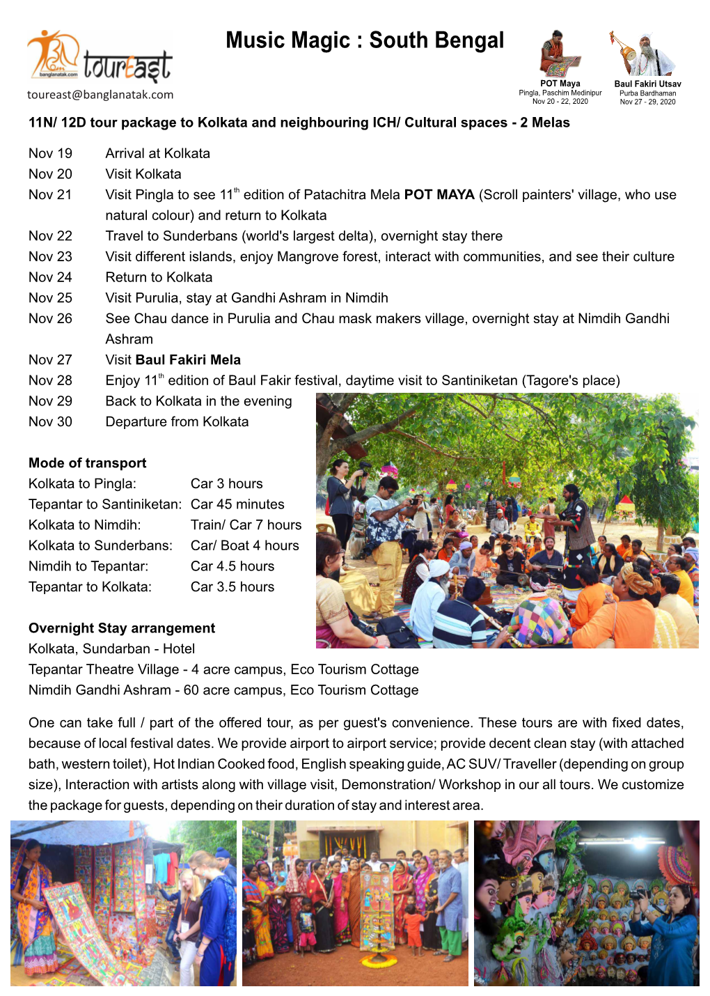 Festival Tour Package – Folk Holi