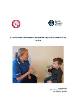 A Professional Development Framework for Paediatric Respiratory Nursing