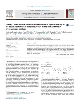 Probing the Molecular and Structural Elements of Ligands Binding to the Active Site Versus an Allosteric Pocket of the Human Farnesyl Pyrophosphate Synthase