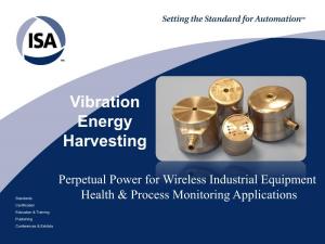 Vibration Energy Harvesting