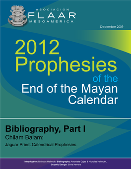 End of the Mayan Calendar
