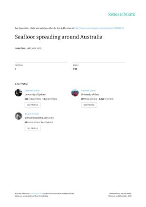 Seafloor Spreading Around Australia