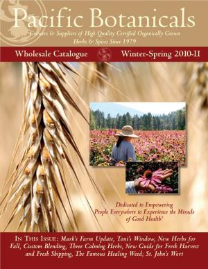 Wholesale Catalogue Winter-Spring 2010-11