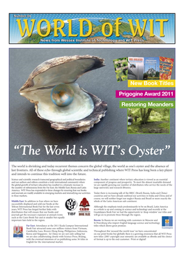 “The World Is WIT's Oyster”