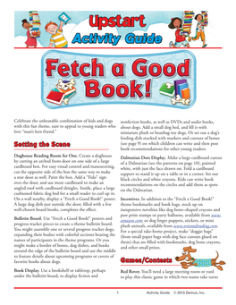 Fetch a Good Book Activity Guide Chanting the “Red Rover” Rhyme
