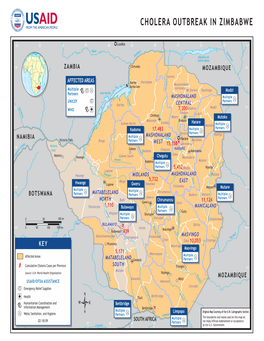 Zimbabwe Program Map 2/19/09