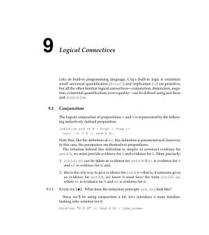 9 Logical Connectives