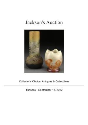 Jackson's Auction