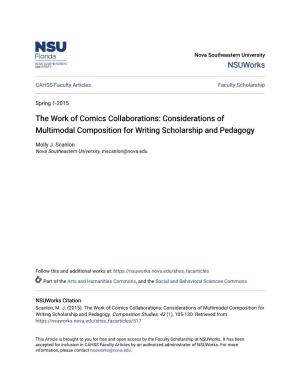 The Work of Comics Collaborations: Considerations of Multimodal Composition for Writing Scholarship and Pedagogy