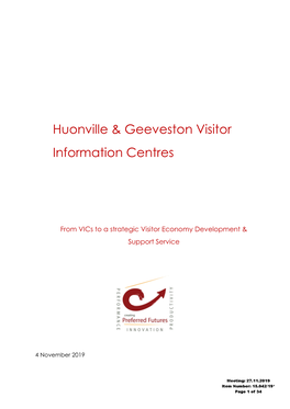 Huonville & Geeveston Visitor Information Centres