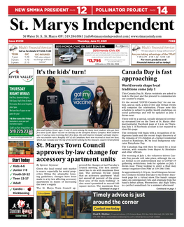 St. Marys Town Council Approves By-Law Change for Accessory