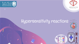 Hypersensitivity Reactions