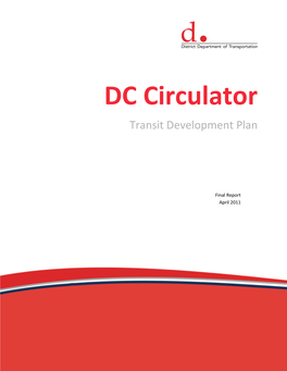 2011 Circulator 10 Year Transit Development Plan