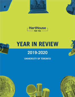 Hart House 2019-2020 Year in Review