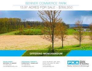 Benner Commerce Park 13.97 Acres for Sale - $768,350