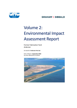 Volume 2: Environmental Impact Assessment Report