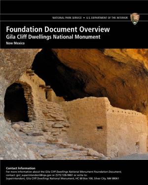 Gila Cliff Dwellings National Monument Foundation Document